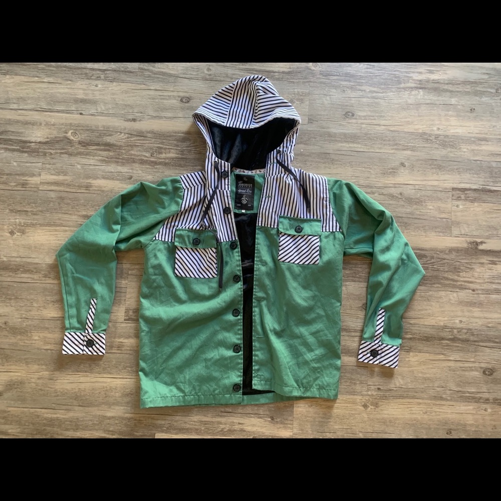 Jiberish | Hooded striped Jacket med